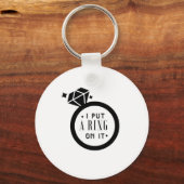 Mannen Engaged Sleutelhanger (Voorkant)