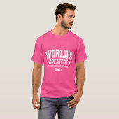 Mannen Engels Cocker Spaniel Dog Dad Pet Theme T-shirt (Voorkant volledig)