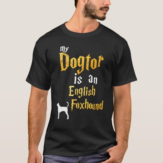 Mannen Engels Foxhound English Foxhound T-shirt (Voorkant)