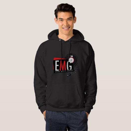 Mannen Enon Music Group Hoodie (Voorkant volledig)