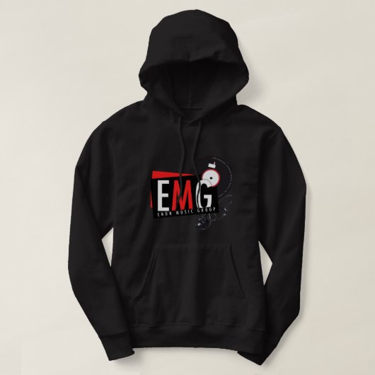 Mannen Enon Music Group Hoodie (Design voorkant)