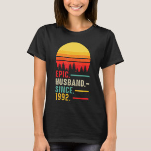 Mannen epische man sinds 1992 Happy Jubileum T-shirt