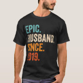 Mannen epische man sinds 2019 t-shirt (Voorkant)