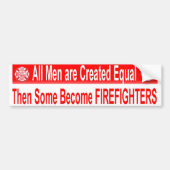 MANNEN EQUAL BUMPERSTICKER (Voorkant)