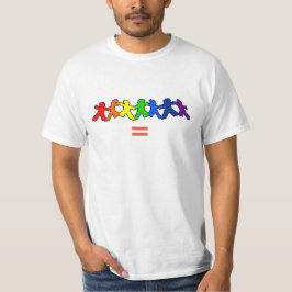 Mannen Equal Love LGBT-Shirt T-shirt