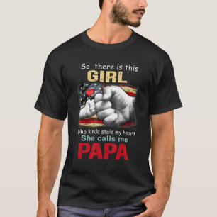 Mannen er is een meisje dat mijn hart heeft gestol t-shirt