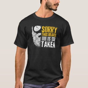 Mannen excuses dat deze baard schimmige baard is t-shirt