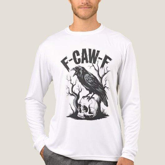 Mannen F CAW F Halloween Tri-Blend Shirt (Voorkant volledig)