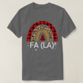 Mannen Fa(la)8 Leopard Red Pset Boho Rainbow Chris T-shirt (Design voorkant)