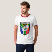 Mannen fans van het football luiden Zuid-Afrika t- T-shirt (Voorkant volledig)