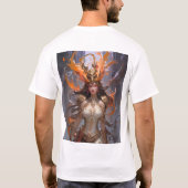 Mannen Fantasy Meisje T-shirt (Achterkant)