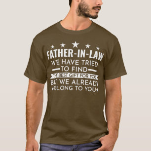 Mannen FatherinLaw We horen bij jullie Fatherinlaw T-shirt