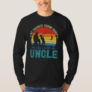 Mannen favoriet Vist me Uncle Fisherman Sun T-shirt