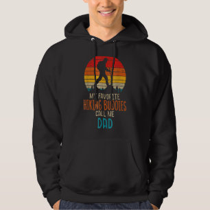 Mannen favoriete wandelmaatjes noemen me papa wand hoodie