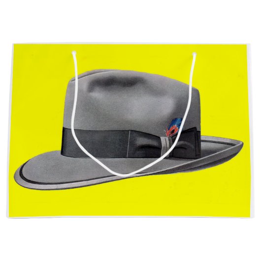 mannen fedora-pet uit de jaren '50 groot cadeauzakje (Voorkant)