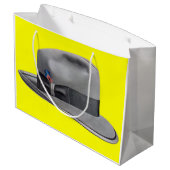 mannen fedora-pet uit de jaren '50 groot cadeauzakje (Achterkant Gekanteld)