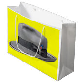 mannen fedora-pet uit de jaren '50 groot cadeauzakje (Voorkant Gekanteld)