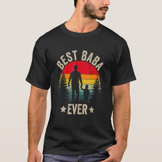 Mannen feestdag beste baby ooit Turks T-shirt (Voorkant)