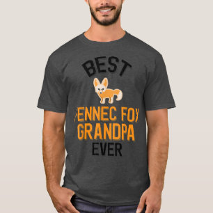 Mannen Fennec Fox Grandpa T-Shirt