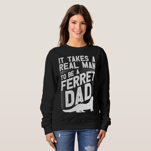 Mannen Ferret Dad Merch Mannen Top for Ferret (Voorkant volledig)