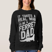 Mannen Ferret Dad Merch Mannen Top for Ferret (Voorkant)