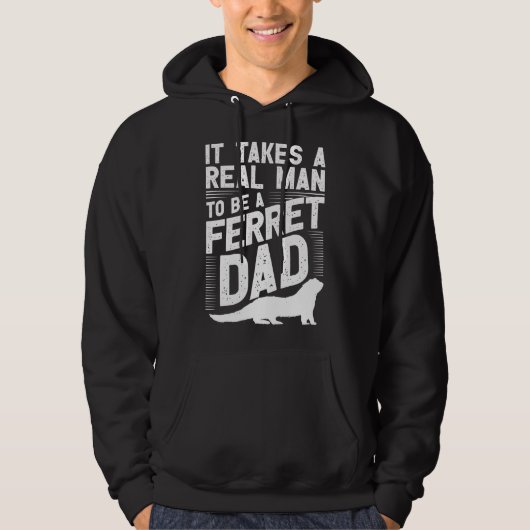 Mannen Ferret Dad Merch Mannen Top for Ferret (Voorkant)
