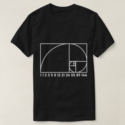 Mannen Fibonacci Dag 1, 1, 2, 3 Funny Geek & Wisku T-shirt (Design voorkant)