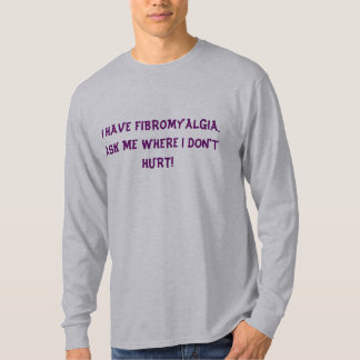 Mannen Fibromyalgia Tee Shirt