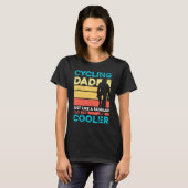 Mannen fietser pa Cool Dad Cyclist T-shirt (Voorkant volledig)