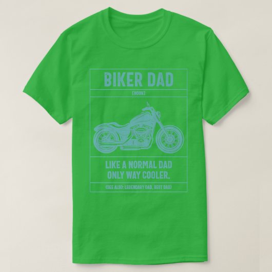 Mannen fietspas als een normale pap. t-shirt (Design voorkant)