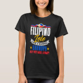 Mannen Filipijnse vlag Filipino Lolo Grandpa Pinoy T-shirt (Voorkant)