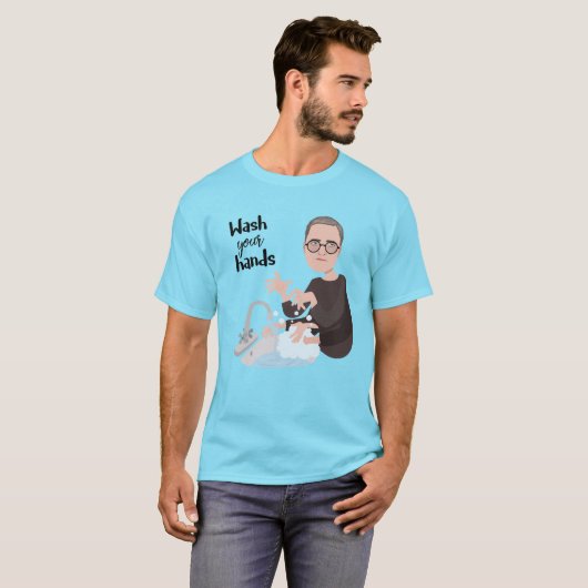 Mannen Fine T-Shirt (Voorkant volledig)