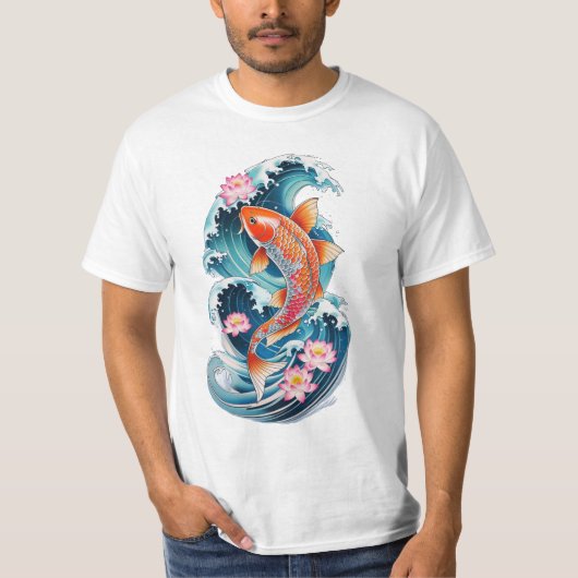 Mannen Fish Tshirt (Voorkant)