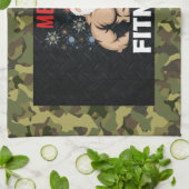 Mannen Fitmas kerstmis Weightlift Gym Theedoek (Gevouwen)