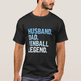 Mannen flipperkast vader echtgenoot vader flipperk t-shirt