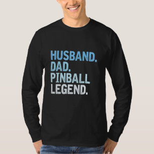Mannen flipperkast vader echtgenoot vader flipperk t-shirt