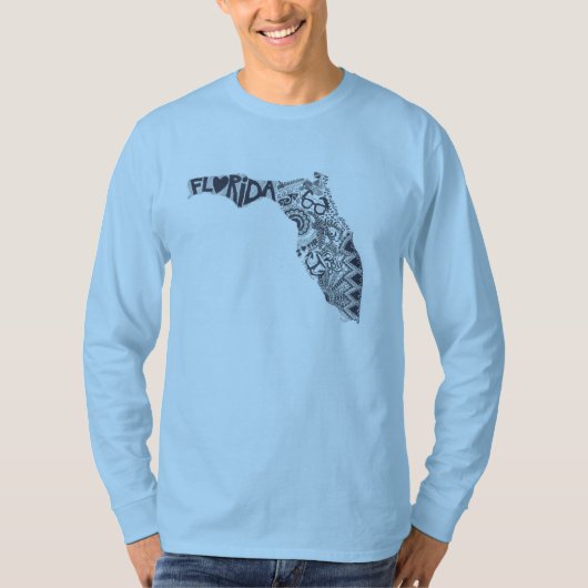 Mannen Florida Long Sleeved Shirt (Voorkant)