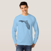 Mannen Florida Long Sleeved Shirt (Voorkant volledig)