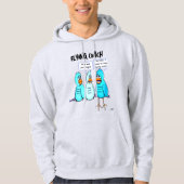 Mannen Flying Coach Zwart Hoodie (Voorkant)