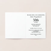 Mannen Folie hertenjacht verjaardagsuitnodigingen Folie Kaarten (Binnen)