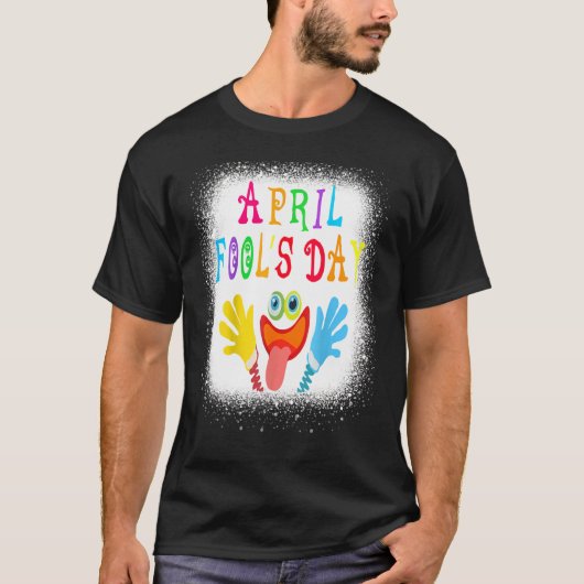 Mannen Fool Happy April Fool Dag 1 April Dag 20 T-shirt (Voorkant)