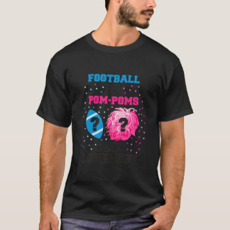 Mannen Football of Pom Poms Gender onthullen Shirt