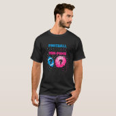 Mannen Football of Pom Poms Gender onthullen Shirt (Voorkant volledig)