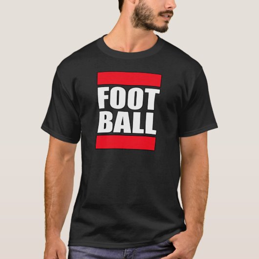 Mannen Football op shirt (Voorkant)