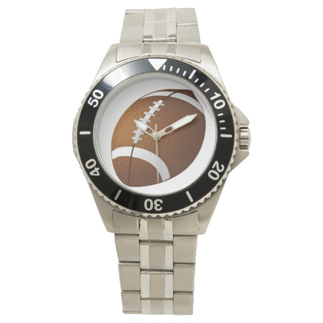 Mannen Football sport eigen horloges (Voorkant)