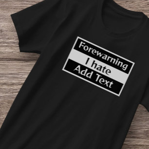 Mannen Forewarning T-shirt