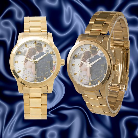 Mannen FOTO Bekijk de 50ste 60ste man elk Jubileum Horloge