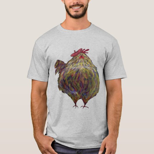 Mannen Frans Chicken T-shirt (Voorkant)