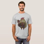 Mannen Frans Chicken T-shirt (Voorkant volledig)