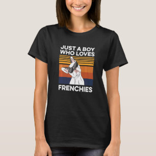 Mannen franse bulledog prijsopgave voor je franchi t-shirt